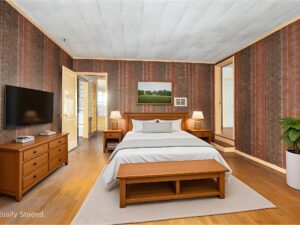 Master Bedroom-After virtually staged